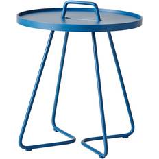 Bleu Tables d'Appoint d'Extérieur Cane-Line On-the-Move Ø44cm Table d'Appoint d'Extérieur