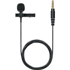 Shure MVL Micrófono Lavalier para iPhone y tableta Clip externo en el micrófono de la solapa mini para grabación de video y vlogging con conector de 3.5 mm, parabrisas, soporte y bolsa de transporte