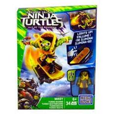 Turtles Building Games Mega Bloks Teenage Mutant Ninja Turtles Out of the Shadows Mikey Turbo Board