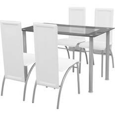 vidaXL 242913 Matgrupp, 1 Bord inkl. 4 Stolar