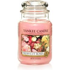 Yankee Candle Fresh Cut Roses Large Bougie Parfumée 623g