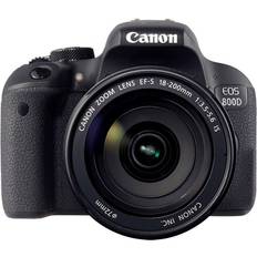 Canon EOS 800D Kit EF-S 18-200 mm IS Sensore CMOS 24 Mpx Video Full HD Wi-Fi NFC Bluetooth