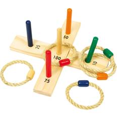 Stoffspielzeug Ringe werfen Legler Ring Throwing Game