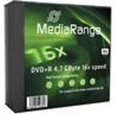 Stockage Optique MediaRange 5 x DVD R 4.7 Go (120 minutes) 16x boîtier CD étroit