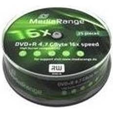 Mediarange dvd+r MediaRange DVD+R 4.7GB 16x Spindle 25-Pack