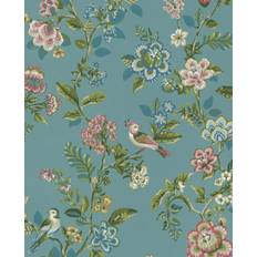 Intrade Vogel Tapete Botanical Print von Eijffinger 375062 verde