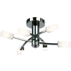 Endon Havana 6LT Semi Ceiling Flush Light ∅ 45.5cm