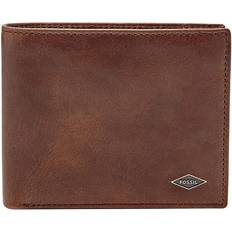 Fossil Geldbörsen & Schlüsseletuis Fossil Ryan RFID Large Coin Pocket Bifold - Dark Brown