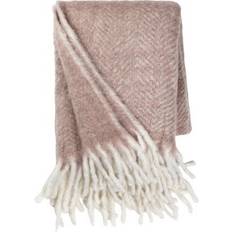 Cozy Living Filtar Cozy Living Mohair Melange Filt Rosa (170x130cm)