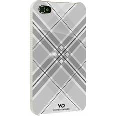 Apple iPhone 4/4S Mobilskal White Diamonds Grid Case for iPhone 4/4S