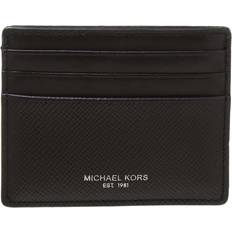 Michael Kors Kortholdere Michael Kors Harrison Crossgrain Leather Tall Card Case - Black