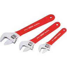 Set Adjustable Wrenches Draper RL-AWSG/3/B 67634 Soft Grip Adjustable Wrench