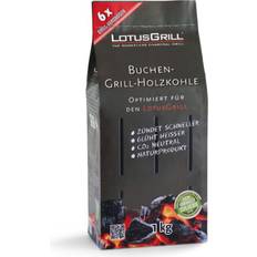 Carbón y Briquetas Lotusgrill Carbón De Leía De Haya 1 kg