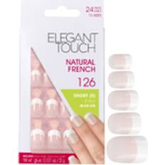 French nails Elegant Touch Natural French Nails 126 24 pcs