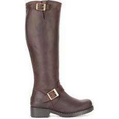 Marrón - Mujer Botas altas Johnny Bulls High Zip Back Brown/Gold Female