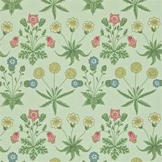 Morris & Co Tapete Daisy von Pale Green/ Rose verde