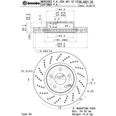 Bremssysteme Brembo 09.A621.31