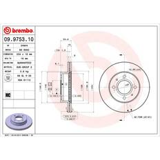 Brembo Brake System Brembo 09.9753.10