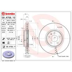 Parti del veicolo Brembo Disco Freno 09A75811