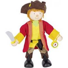 Piraten Puppen & Puppenhäuser Goki Flexible Puppet Pirate Captain 51620