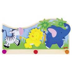 Animals in Africa Coat Rack