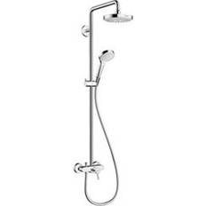 Hansgrohe Select S 180 Showerpipe 2jet Blanc