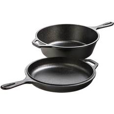 Cast Iron Hob Cookware Sets Lodge Combo Cookware Set 2 Parts