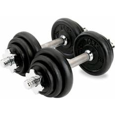 Fitness York Fitness Cast Iron Dumbbell Set 20kg