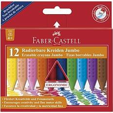 Svarte Kritt Faber-Castell Plastic Critical Triangular 12-pack