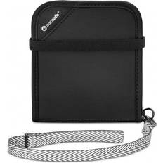 Rannehihna Lompakot ja Avaimenperät Pacsafe RFIDsafe V100 Bifold Wallet - Black