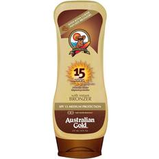 Glutenfrei Sonnenschutz Australian Gold Lotion Sunscreen with Instant Bronzer SPF15 237ml