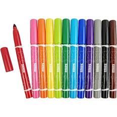 Sense Tuschpennor Sense Jumbo Fiber Pens 12-pack