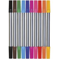 Portable Double Head Marker Pens Watercolor 10-pack