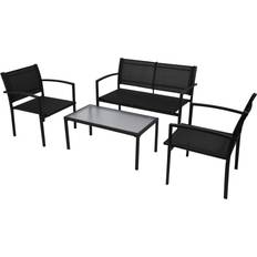 vidaXL 42162 Loungeset, 1 Bord inkl. 2 Stolar & 1 Soffor