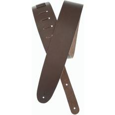 D'Addario Basic Classic Leather Guitar Strap Brown