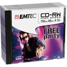 Emtec CD-RW 700MB 12x Jewelcase 5-Pack