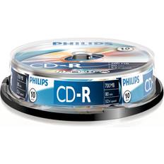 Almacenamiento Óptico Philips Pack 10 Cd-r 700 Mb