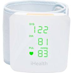 IHealth Salute iHealth BP7S Wireless Blood Pressure Wrist Monitor w/ Display White