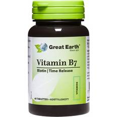Great Earth Vitamin B7 Biotin 60 st