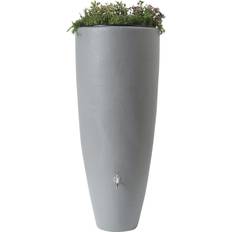 Regnvandsbeholder og Blomsterkrukke