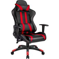 Chaises de jeu tectake Chaise de gaming Forme ergonomique avec dossier réglable