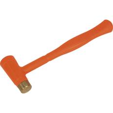 Rubbered Grip Rubber Hammers Sealey BFH24 Brass Faced Dead Blow Rubber Hammer