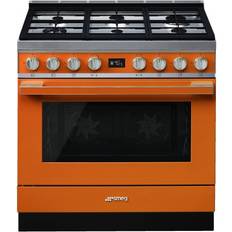 Orange Gasspisar Smeg CPF9GMOR Orange