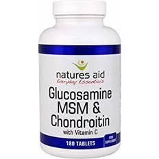 Natures Aid Vitaminer & Kosttilskud Natures Aid Glucosamine MSM & Chondroitin 180 stk