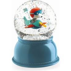 Djeco Snow Globe with Airplane Natlampe