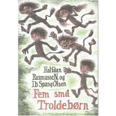 Bøger Fem små troldebørn (Indbundet, 1984)