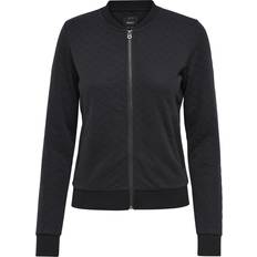 Bomberjackor - Svarta Only Bomber Sweatshirt - Black/Black