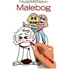 Bøger HuskMitNavn malebog (Hæftet, 2016)