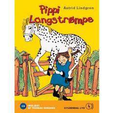 Pippi langstrømpe bøger Pippi Langstrømpe (Lydbog, MP3, 2006)