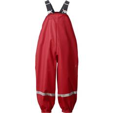 Röda Regnbyxor Barnkläder Didriksons Plaskeman Regnbyxor - Flag Red (171500497305)